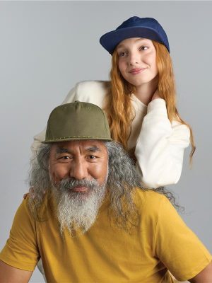 Atlantis Chao 5 Panel Unstructured Low Profile Flat Visor With Rope Organic Cap Adult - Image 27