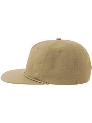 Atlantis Chao 5 Panel Unstructured Low Profile Flat Visor With Rope Organic Cap Adult - Image 41