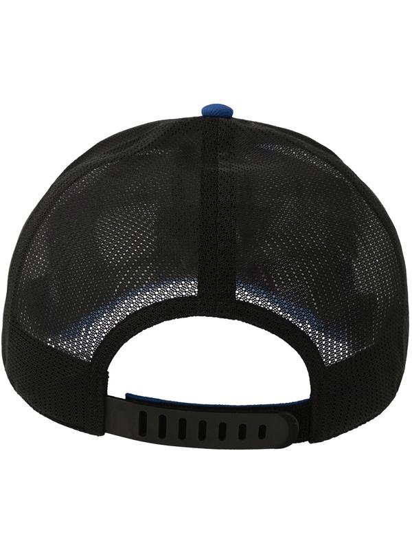 Atlantis Dempo 5 Panel Unstructured Mid Profile Mid Visor Textured Stretch Recycled Trucker Cap Adult