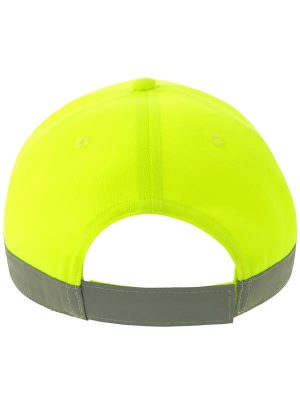 Atlantis Helpy S 5 Panel Structured High Profile Curved Visor Reflective Recycled Cap Adult - Image 22