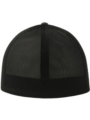 Atlantis Nila 6 Panel Structured Low Profile Mid Visor Stretch Fully Closed Recycled Trucker Cap Adult - Image 25