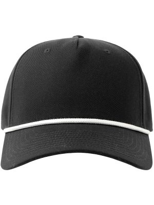 Atlantis Paka 5 Panel Structured High Profile Mid Visor With Rope Recycled Cap Adult - Image 24