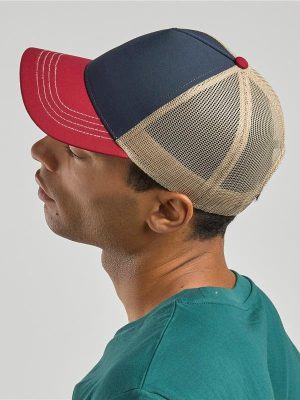 Atlantis Rapper Canvas S Recycled 5 Panel Trucker Adult - Image 39