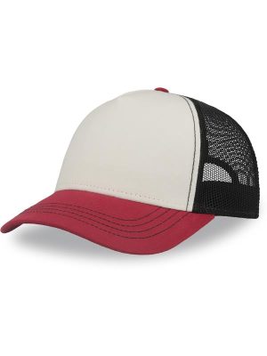 Atlantis Rapper Canvas S Recycled 5 Panel Trucker Adult - Image 72