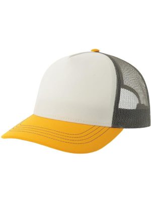 Atlantis Rapper Canvas S Recycled 5 Panel Trucker Adult - Image 76