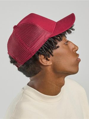 Atlantis Rapper Jersey Mid Visor Trucker Cap Adult - Image 18
