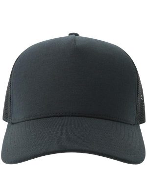 Atlantis Rapper Jersey S 5 Panel Structured Mid Profile Mid Visor Recycled Trucker Cap Adult - Image 16