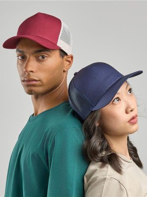 Atlantis Rapper Cotton 5 Panel Trucker Cap Adult - Image 54