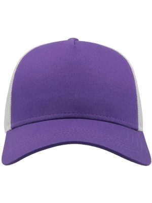 Atlantis Rapper Cotton 5 Panel Trucker Cap Adult - Image 92