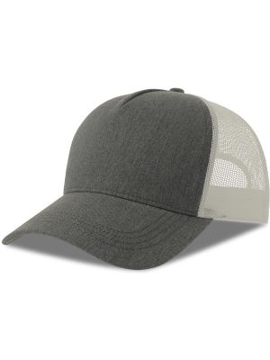 Atlantis Rapper Cotton S 5 Panel Sustainable Trucker Cap Adult - Image 58