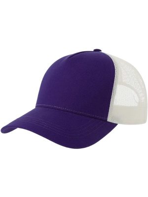 Atlantis Rapper Cotton S 5 Panel Sustainable Trucker Cap Adult - Image 72