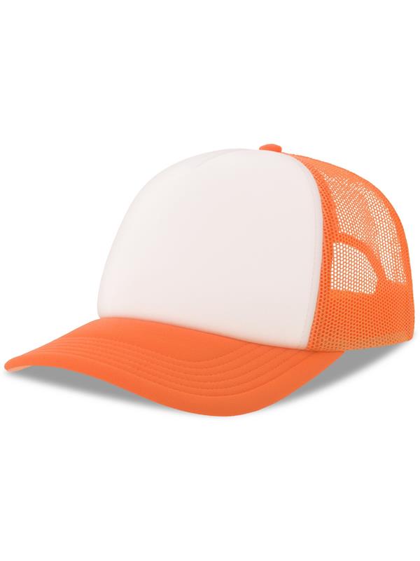 Atlantis Rapper S 5 Panel Structured Foam Mid Profile Curved Visor Recycled Trucker Cap Adult
