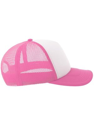 Atlantis Rapper S 5 Panel Structured Foam Mid Profile Curved Visor Recycled Trucker Cap Adult - Image 137