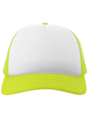 Atlantis Rapper S 5 Panel Structured Foam Mid Profile Curved Visor Recycled Trucker Cap Adult - Image 179