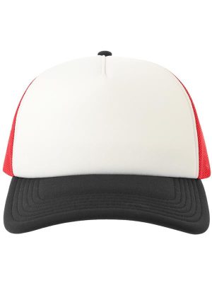 Atlantis Rapper S 5 Panel Structured Foam Mid Profile Curved Visor Recycled Trucker Cap Adult - Image 159