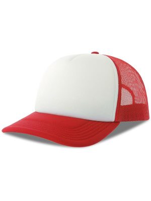 Atlantis Rapper S 5 Panel Structured Foam Mid Profile Curved Visor Recycled Trucker Cap Adult - Image 153
