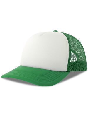 Atlantis Rapper S 5 Panel Structured Foam Mid Profile Curved Visor Recycled Trucker Cap Adult - Image 138