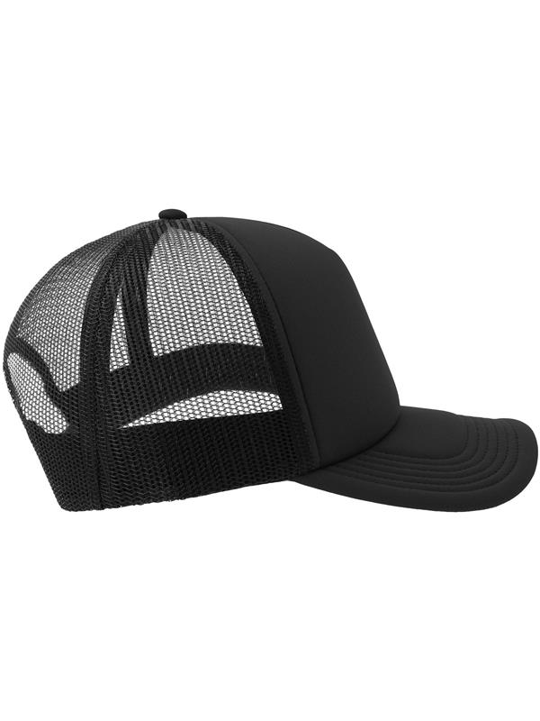 Atlantis Rapper S 5 Panel Structured Foam Mid Profile Curved Visor Recycled Trucker Cap Adult