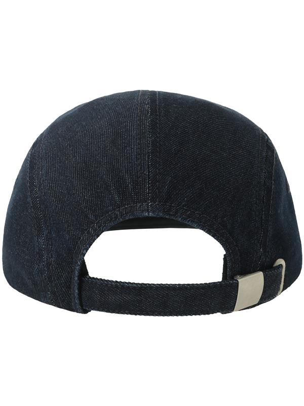 Atlantis Ruby 5 Panel Unstructured Low Profile Flat Visor Denim Recycled Camper Cap Adult