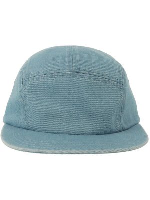 Atlantis Ruby 5 Panel Unstructured Low Profile Flat Visor Denim Recycled Camper Cap Adult - Image 29