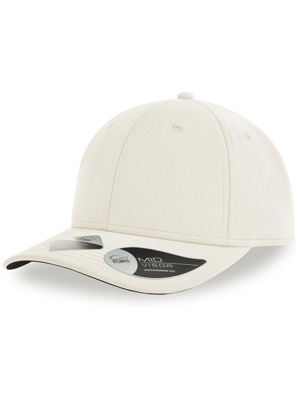 Atlantis Skye 6 Panel Structured Mid Profile Mid Visor Dope Dye Recycled Cap Adult