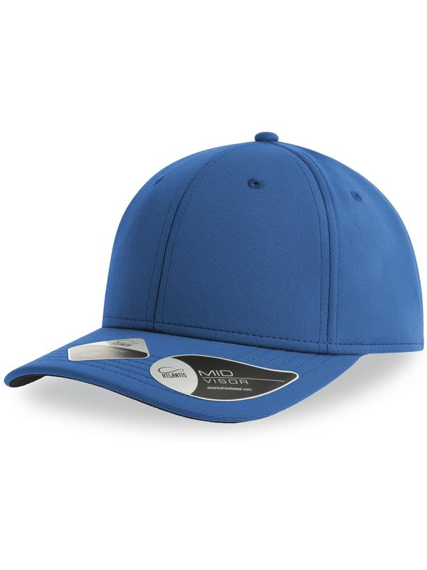 Atlantis Skye 6 Panel Structured Mid Profile Mid Visor Dope Dye Recycled Cap Adult