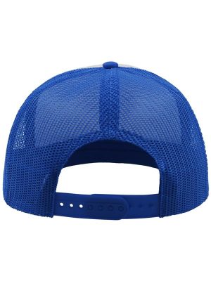Atlantis Snap 90s Flat Visor 5 Panel Trucker Cap Adult - Image 10