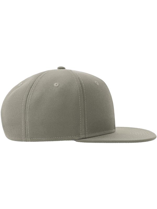 Atlantis Snapback Flat Visor 6 Panel Sustainable Cap Adult