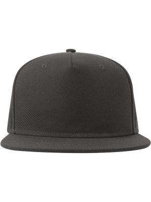 Atlantis Snapback Flat Visor 5 Panel Sustainable Cap Adult - Image 41