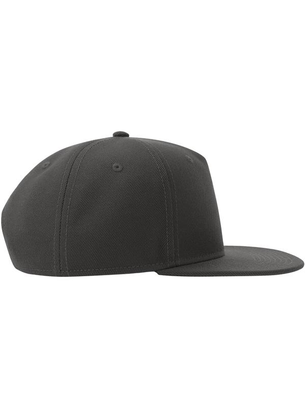 Atlantis Snapback Flat Visor 5 Panel Sustainable Cap Adult