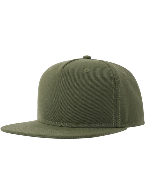 Atlantis Snapback Flat Visor 5 Panel Sustainable Cap Adult