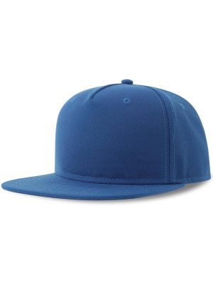 Atlantis Snapback Flat Visor 5 Panel Sustainable Cap Adult - Image 57