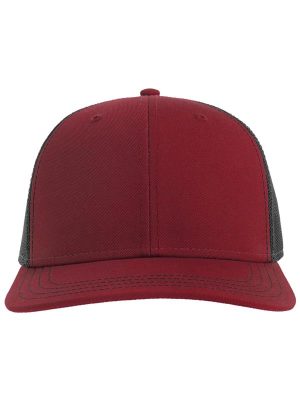Atlantis Sonic S 6 Panel Structured Mid Profile Mid Visor Contrast Organic Trucker Cap Adult - Image 90