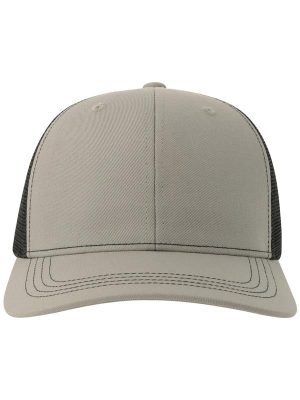 Atlantis Sonic S 6 Panel Structured Mid Profile Mid Visor Contrast Organic Trucker Cap Adult - Image 122