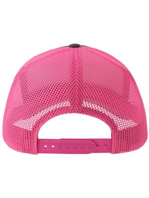 Atlantis Sonic S 6 Panel Structured Mid Profile Mid Visor Contrast Organic Trucker Cap Adult - Image 96