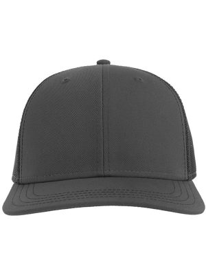 Atlantis Sonic S 6 Panel Structured Mid Profile Mid Visor Contrast Organic Trucker Cap Adult - Image 115