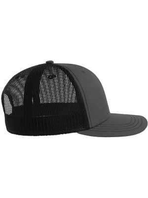 Atlantis Sonic S 6 Panel Structured Mid Profile Mid Visor Contrast Organic Trucker Cap Adult - Image 118
