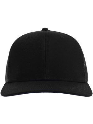 Atlantis Sonic S 6 Panel Structured Mid Profile Mid Visor Contrast Organic Trucker Cap Adult - Image 80