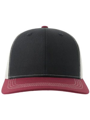 Atlantis Sonic S 6 Panel Structured Mid Profile Mid Visor Contrast Organic Trucker Cap Adult - Image 131