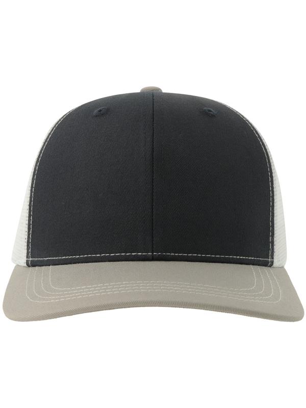 Atlantis Sonic S 6 Panel Structured Mid Profile Mid Visor Contrast Organic Trucker Cap Adult