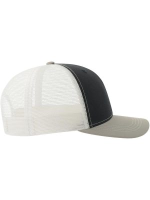 Atlantis Sonic S 6 Panel Structured Mid Profile Mid Visor Contrast Organic Trucker Cap Adult - Image 139