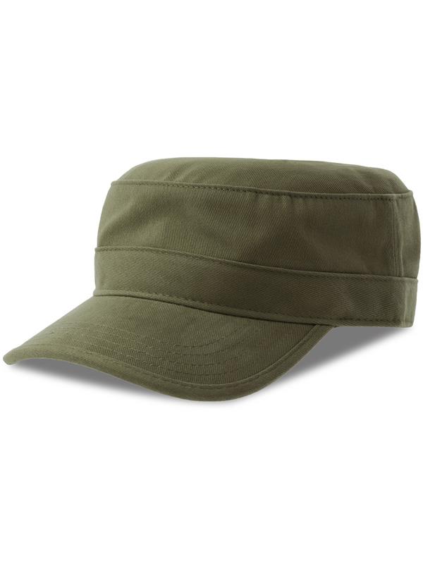 Atlantis Tank S 1 Panel Unstructured Curved Visor Organic Military Cap Adult