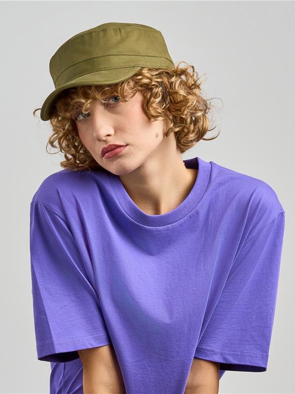 Atlantis Tank S 1 Panel Unstructured Curved Visor Organic Military Cap Adult