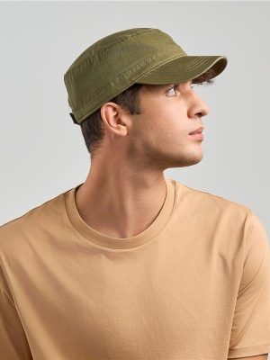 Atlantis Uniform S 2 Panel Unstructured Curved Visor Twill Organic Military Cap Adult - Image 22
