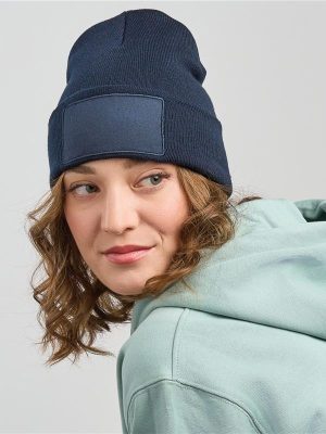 Atlantis Wind S Patch Recycled Beanie Double Skin Cuffed Adult - Image 11