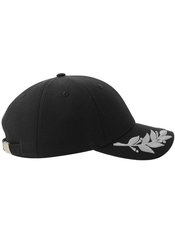 Atlantis Winner S 6 Panel Structured Mid Profile Curved Visor Laurel Embroidered Recycled Cap Adult