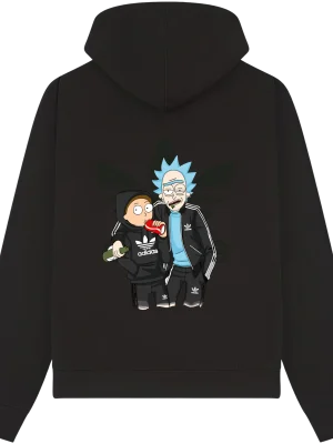 Rick and Morty Homies Printed Regular / Oversize Hoodie - Image 3
