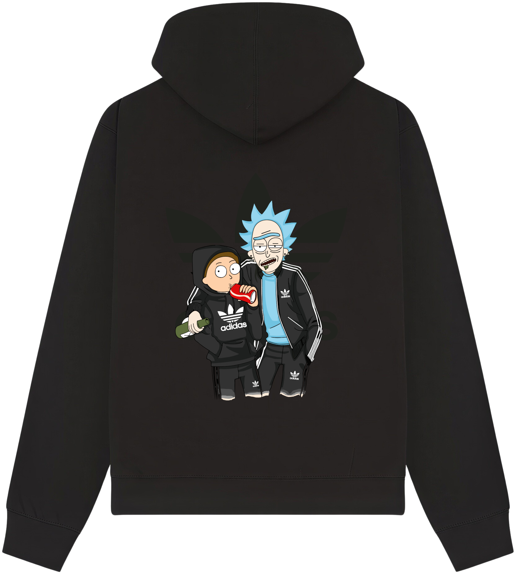 Rick and Morty Homies Printed Regular / Oversize Hoodie - Image 3