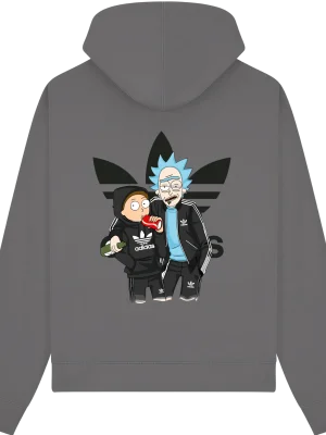 Rick and Morty Homies Printed Regular / Oversize Hoodie - Image 5