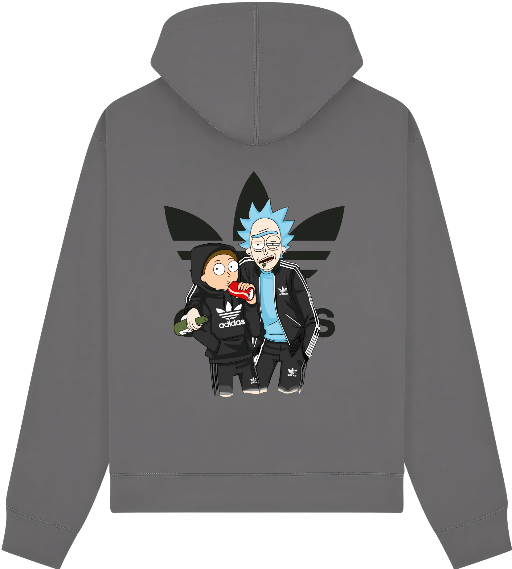 Rick and Morty Homies Printed Regular / Oversize Hoodie - Image 5